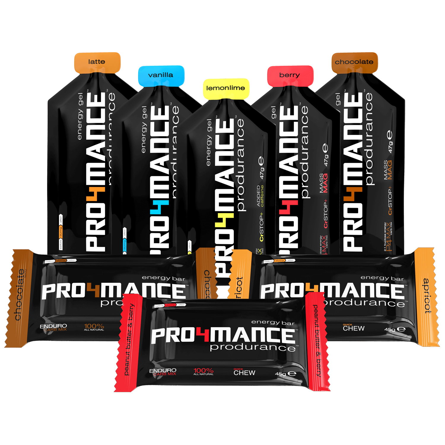 Bars/Gels Sample Pack Pro4mance